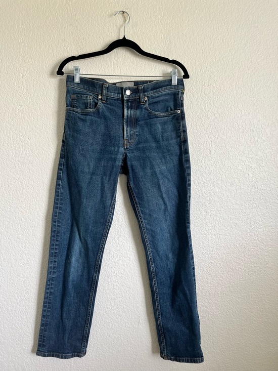 Everlane Denim - Everlane 29” Waist Straight Leg Jeans Dark Wash Blue